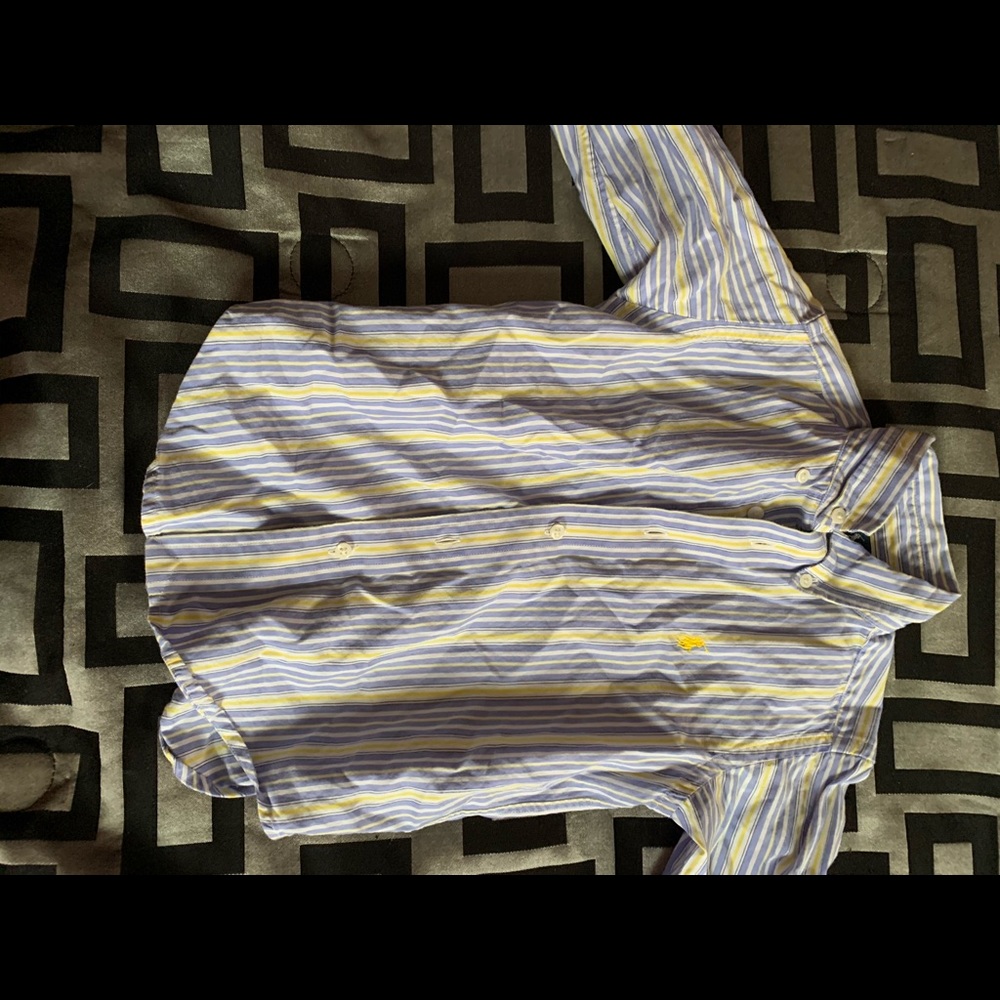 Ralph Lauren Polo Button Up Long Sleeve Tee